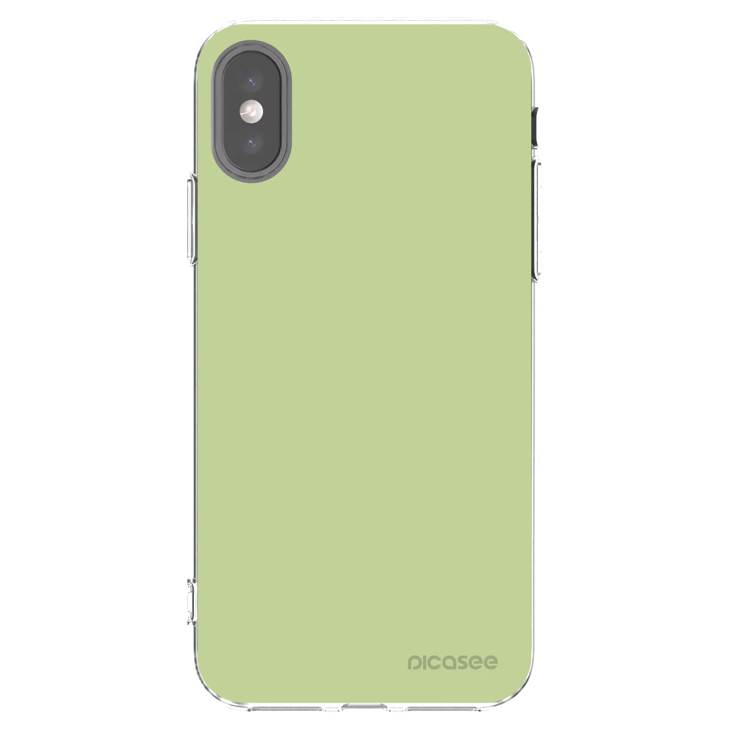Picasee husă transparentă din silicon pentru Apple iPhone X/XS - Heavenly Hints