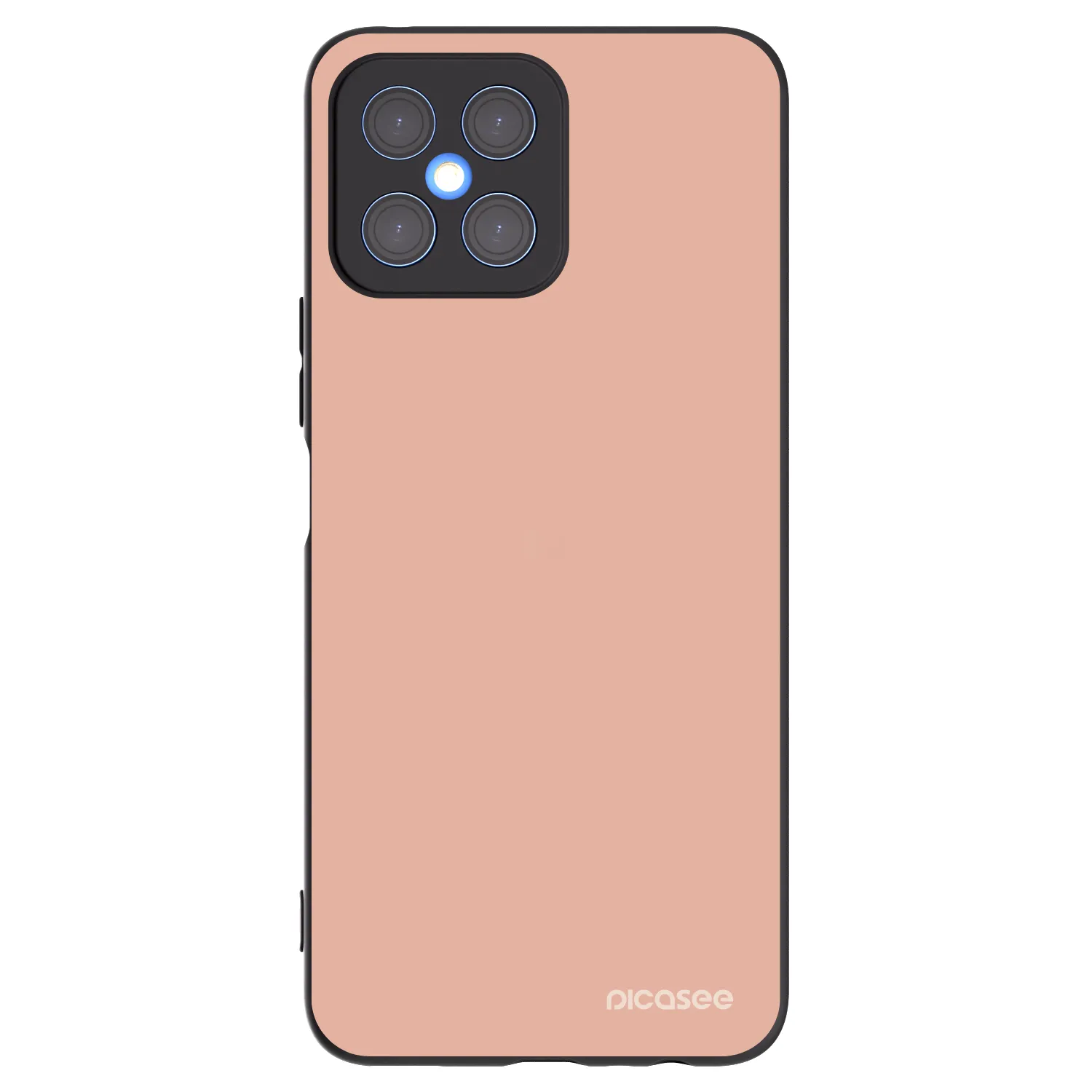Picasee husă neagră din silicon pentru Honor X8 4G - Lullaby