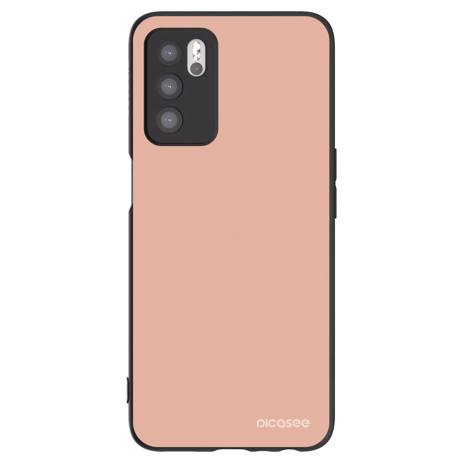 Picasee husă neagră din silicon pentru OPPO A16s - Lullaby