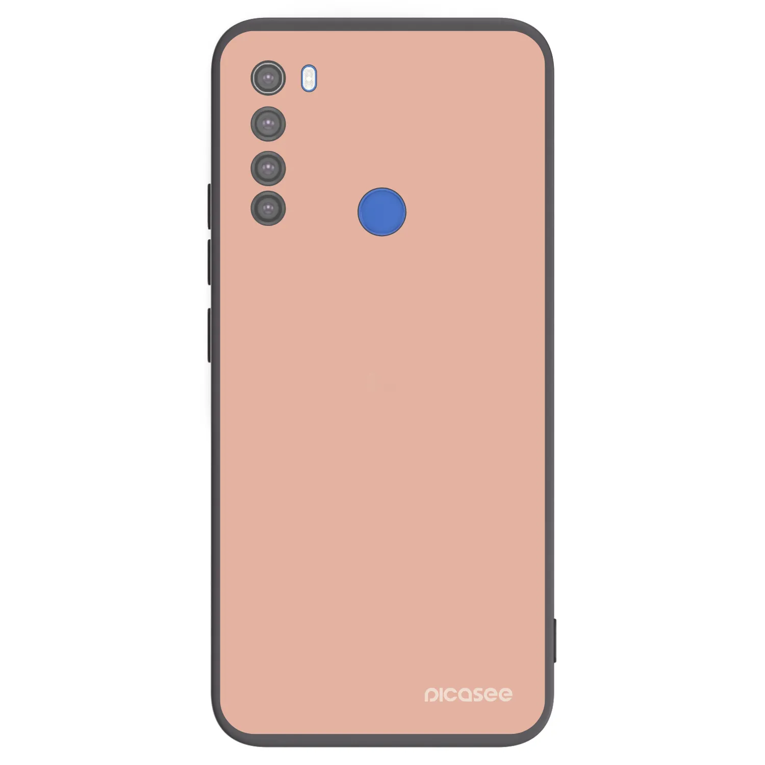 Picasee husă neagră din silicon pentru Xiaomi Redmi Note 8T - Lullaby