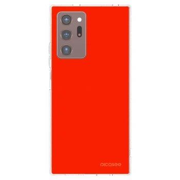 Picasee husă transparentă din silicon pentru Samsung Galaxy Note 20 Ultra - Maranello Red
