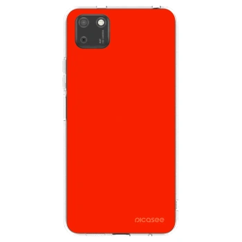 Picasee husă transparentă din silicon pentru Huawei Y5P - Maranello Red