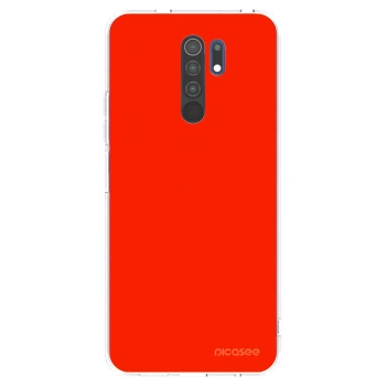 Picasee husă transparentă din silicon pentru Xiaomi Redmi 9 - Maranello Red