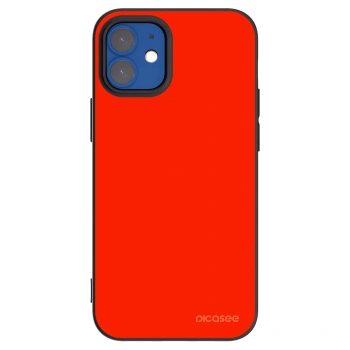 Picasee husă neagră din silicon pentru Apple iPhone 12 mini - Maranello Red