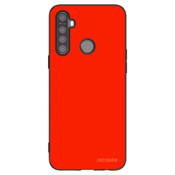 Picasee husă neagră din silicon pentru Realme 5 - Maranello Red