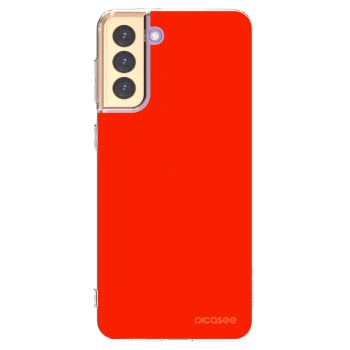 Picasee husă transparentă din silicon pentru Samsung Galaxy S21+ 5G G996F - Maranello Red