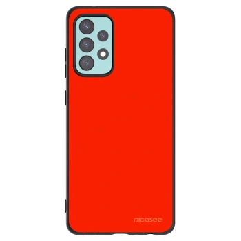 Picasee husă neagră din silicon pentru Samsung Galaxy A72 A725F - Maranello Red