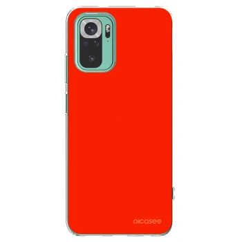 Picasee husă transparentă din silicon pentru Xiaomi Redmi Note 10 Pro - Maranello Red