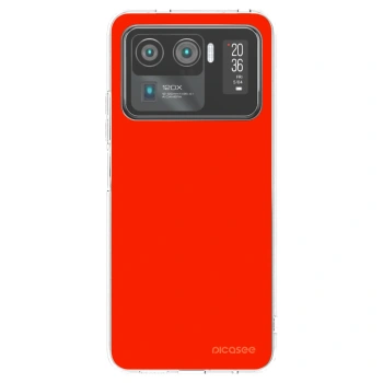 Picasee husă transparentă din silicon pentru Xiaomi Mi 11 Ultra - Maranello Red