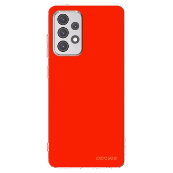 Picasee husă transparentă din silicon pentru Samsung Galaxy A52s 5G A528B - Maranello Red