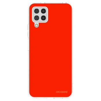 Picasee husă transparentă din silicon pentru Samsung Galaxy A22 A225F 4G - Maranello Red
