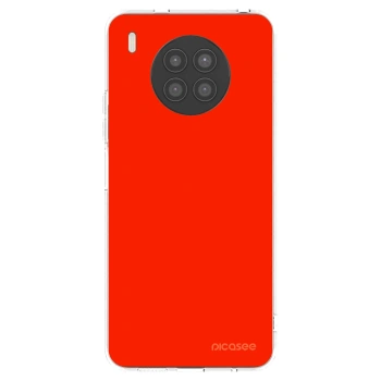 Picasee husă transparentă din silicon pentru Huawei Nova 8i - Maranello Red