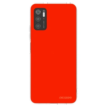 Picasee husă transparentă din silicon pentru Xiaomi Poco M3 Pro 5G - Maranello Red