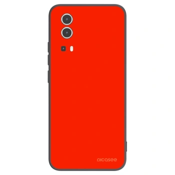 Picasee husă neagră din silicon pentru Vivo Y72 5G - Maranello Red