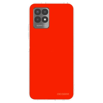 Picasee husă transparentă din silicon pentru Realme 8i - Maranello Red