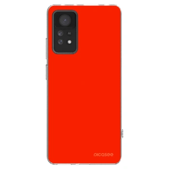 Picasee husă transparentă din silicon pentru Xiaomi Redmi Note 11 Pro - Maranello Red