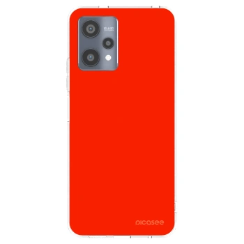 Picasee husă transparentă din silicon pentru Realme 9 Pro 5G - Maranello Red