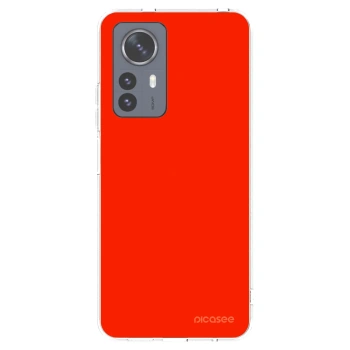 Picasee husă transparentă din silicon pentru Xiaomi 12 Pro - Maranello Red