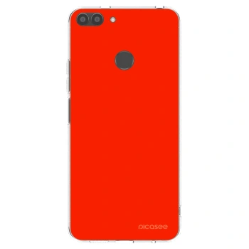 Picasee husă transparentă din silicon pentru Huawei P Smart - Maranello Red