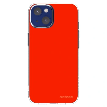 Picasee husă transparentă din silicon pentru Apple iPhone 14 - Maranello Red
