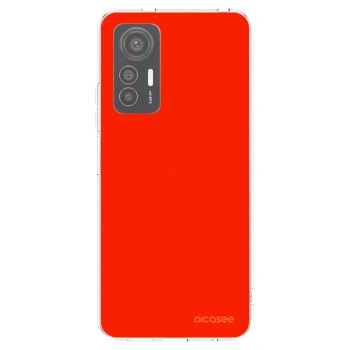 Picasee husă transparentă din silicon pentru Xiaomi 12 Lite - Maranello Red