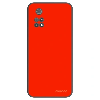 Picasee husă neagră din silicon pentru Xiaomi Poco M4 Pro - Maranello Red
