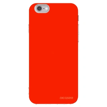 Picasee husă transparentă din silicon pentru Apple iPhone 6/6S - Maranello Red