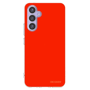 Picasee husă transparentă din silicon pentru Samsung Galaxy A54 5G A546B - Maranello Red