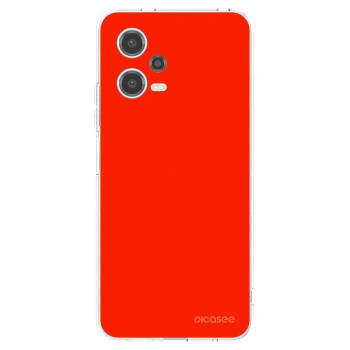 Picasee husă transparentă din silicon pentru Xiaomi Redmi Note 12 5G - Maranello Red