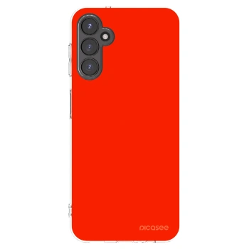 Picasee husă transparentă din silicon pentru Samsung Galaxy A14 5G A146P - Maranello Red