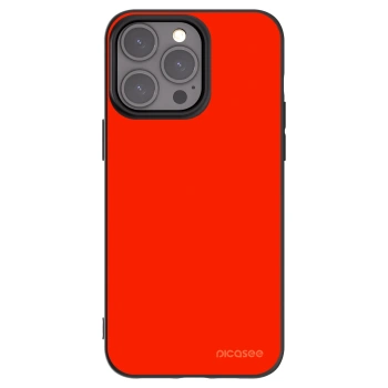 Picasee husă neagră din silicon pentru Apple iPhone 15 Pro Max - Maranello Red
