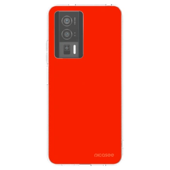 Picasee husă transparentă din silicon pentru Xiaomi Poco F5 Pro 5G - Maranello Red