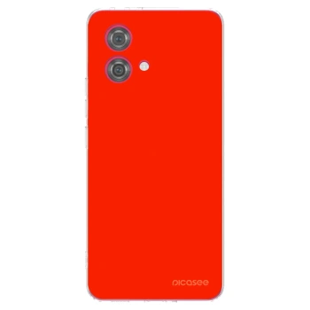 Picasee husă transparentă din silicon pentru Motorola Moto G84 5G - Maranello Red