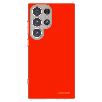 Picasee husă transparentă din silicon pentru Samsung Galaxy S24 Ultra S928B 5G - Maranello Red