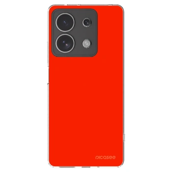 Picasee husă transparentă din silicon pentru Xiaomi Redmi Note 13 4G - Maranello Red
