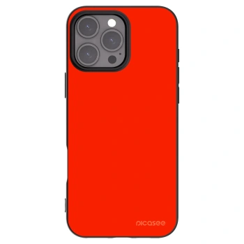 Picasee husă neagră din silicon pentru Apple iPhone 16 Pro Max - Maranello Red