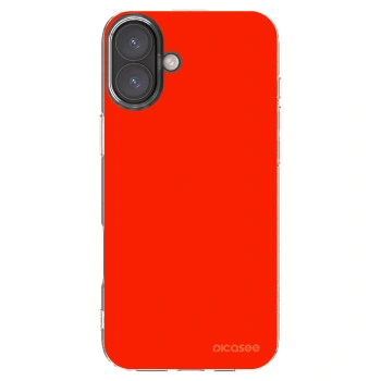 Picasee husă transparentă din silicon pentru Apple iPhone 16 Plus - Maranello Red