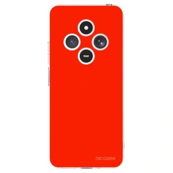 Picasee husă transparentă din silicon pentru Xiaomi Redmi 14C - Maranello Red
