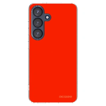 Picasee husă transparentă din silicon pentru Samsung Galaxy S25 5G - Maranello Red