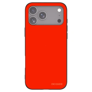 Picasee husă neagră din silicon pentru Apple iPhone 17 Pro Max - Maranello Red