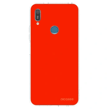 Picasee husă transparentă din silicon pentru Huawei Y6 2019 - Maranello Red