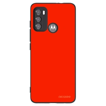 Picasee husă neagră din silicon pentru Motorola Edge 60 5G - Maranello Red