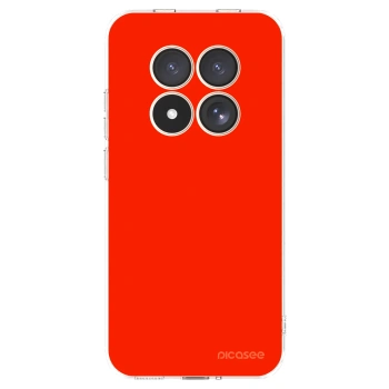Picasee husă transparentă din silicon pentru Xiaomi Redmi Note 15 Pro 4G - Maranello Red