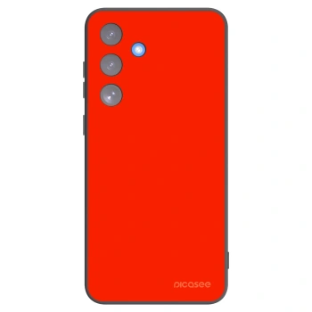 Picasee husă neagră din silicon pentru Samsung Galaxy S25 FE 5G - Maranello Red