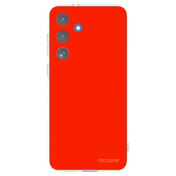 Picasee husă transparentă din silicon pentru Samsung Galaxy S25 FE 5G - Maranello Red