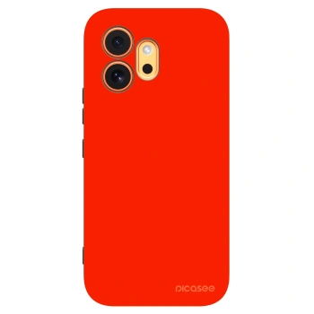 Picasee husă neagră din silicon pentru Honor 600 - Maranello Red