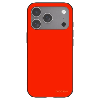 Picasee husă neagră din silicon pentru Apple iPhone 18 Pro - Maranello Red