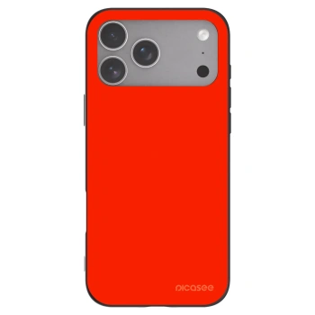 Picasee husă neagră din silicon pentru Apple iPhone 18 Pro Max - Maranello Red