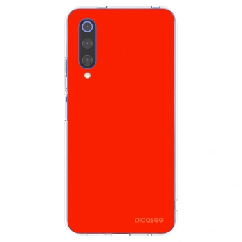 Picasee husă transparentă din silicon pentru Xiaomi Mi 9 SE - Maranello Red