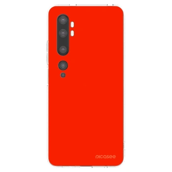 Picasee husă transparentă din silicon pentru Xiaomi Mi Note 10 (Pro) - Maranello Red